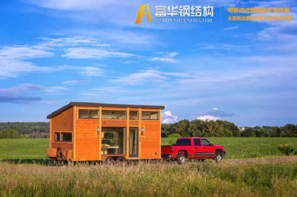 潮州富华集城品牌拖车小木屋，移动的家